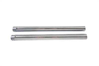 24-0027 - Stock Length Hard Chrome Fork Tube Set by V-Twin