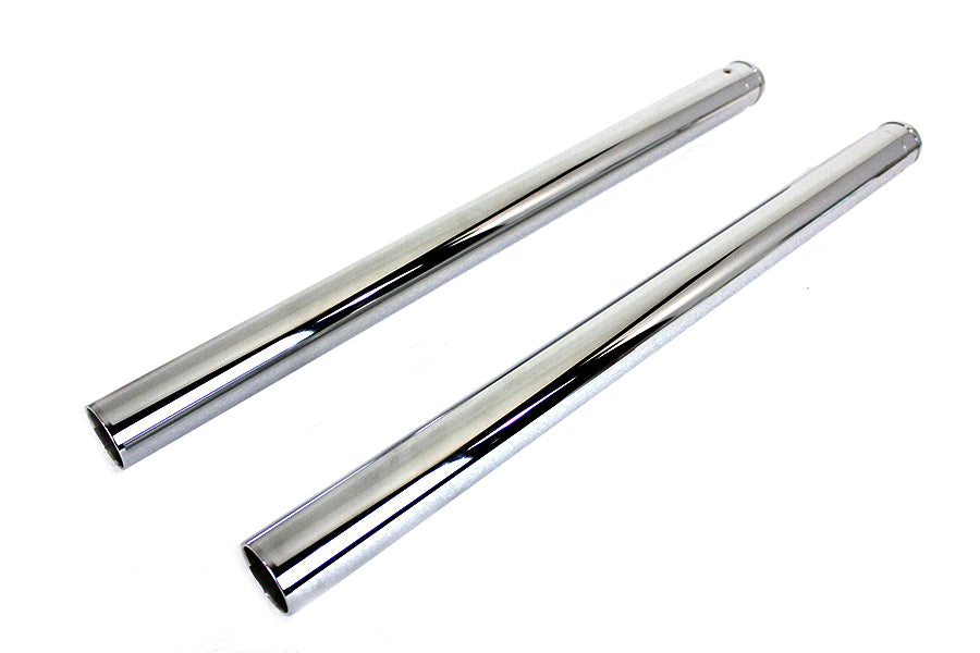 24-0050 - Hard Chrome Fork Tube Set 4  Over Stock by V-Twin
