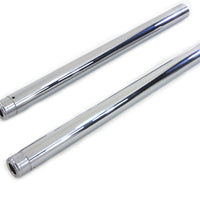 24-0053 - Hard Chrome Fork Tube Set Stock Length by V-Twin