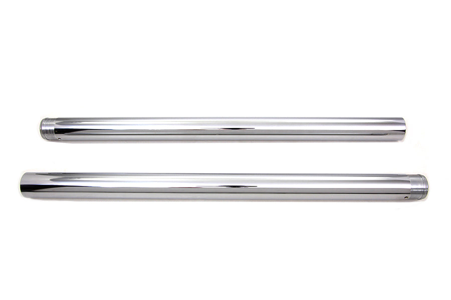 24-0055 - Chrome Fork Tube Set 2  Over Stock by V-Twin