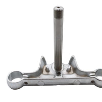 24-0064 - Chrome Lower Triple Tree without Lock Tab by V-Twin