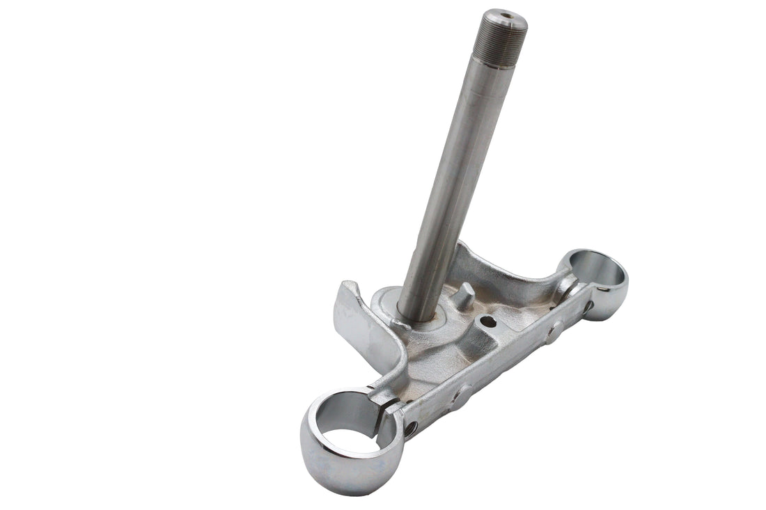 24-0064 - Chrome Lower Triple Tree without Lock Tab by V-Twin