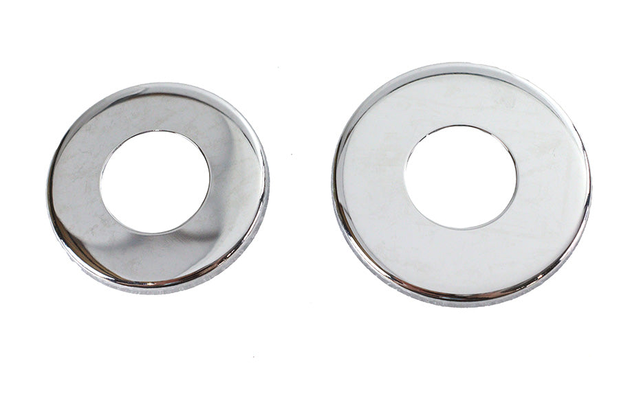 24-0114 - Upper and Lower Chrome Dust Shields by V-Twin