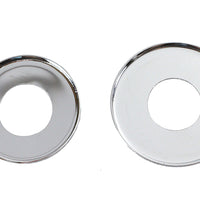 24-0114 - Upper and Lower Chrome Dust Shields by V-Twin