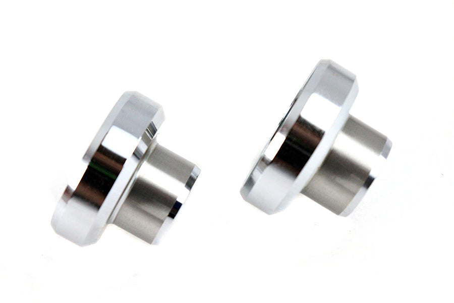 24-0119 - Chrome Fork Neck Cup Set with Races by V-Twin