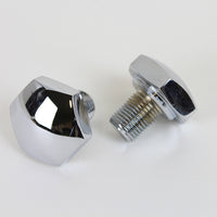 24-0186 - Chrome Fork Tube Cap Non-Vented by V-Twin