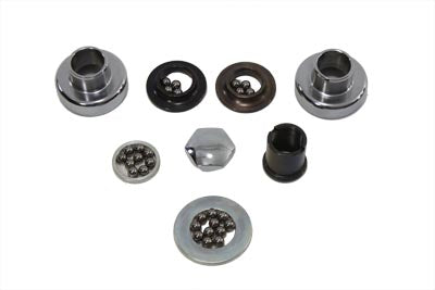 24-0195 - Chrome Fork Neck Cup Kit by V-Twin
