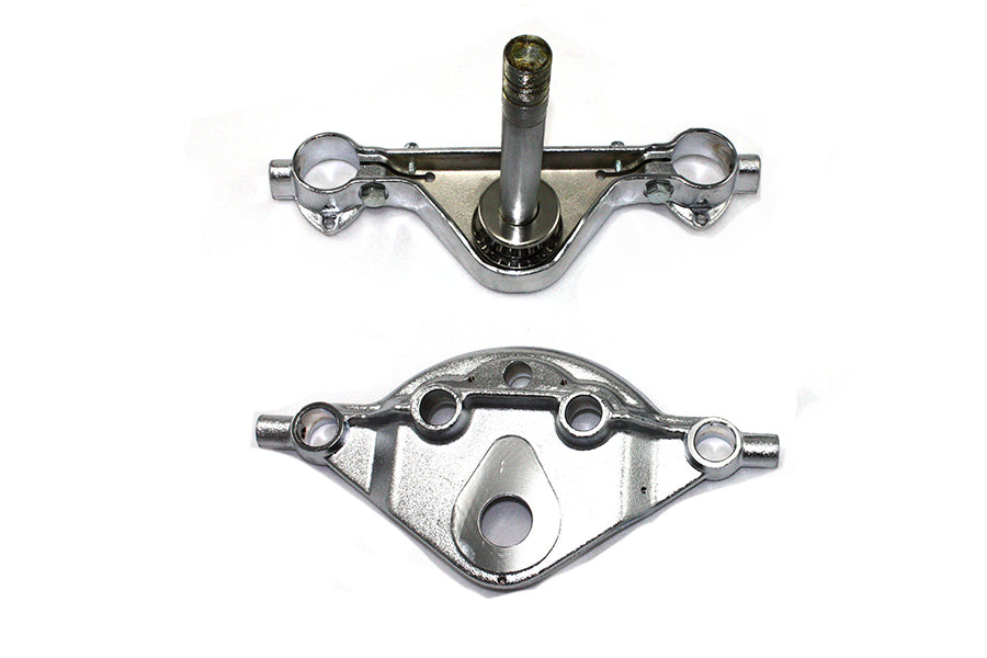 24-0212 - Replica Forged Steel Chrome Triple Tree Set by Motorshop