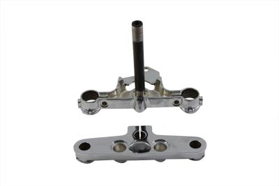 24-0284 - Chrome Triple Tree Set by V-Twin