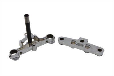 24-0284 - Chrome Triple Tree Set by V-Twin