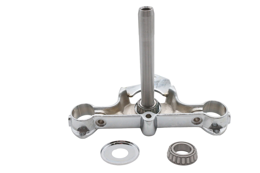 24-0301 - Chrome Lower Triple Tree with Bearing by Motorshop