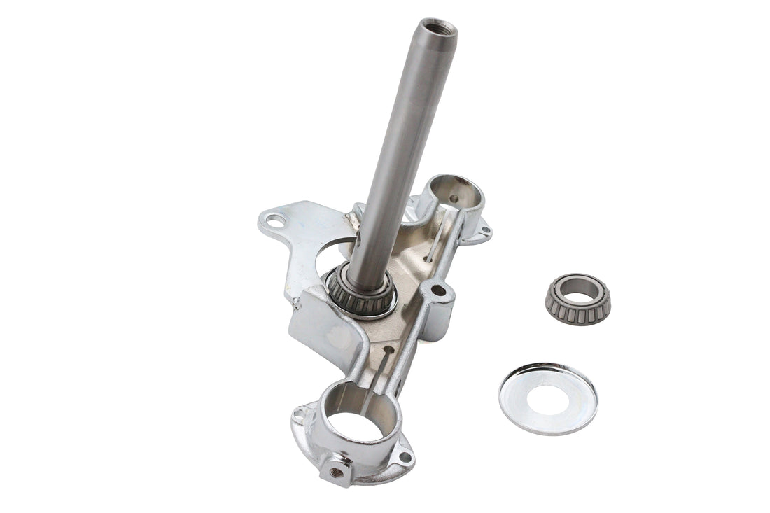 24-0301 - Chrome Lower Triple Tree with Bearing by Motorshop