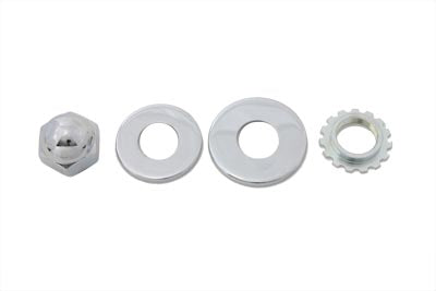 24-0317 - Fork Stem Nut and Lower Cone Nut Set by V-Twin
