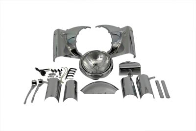 24-0318 - Headlamp Cowl Assembly Chrome by V-Twin