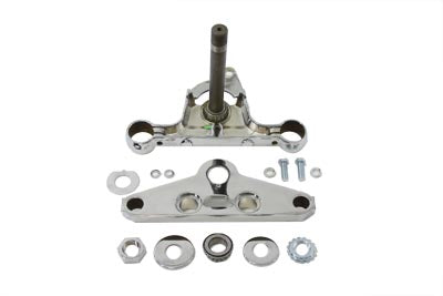 24-0347 - Replica Forged Steel Triple Tree Set Chrome by Motorshop