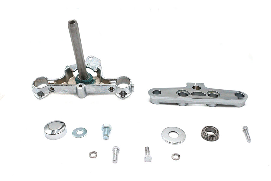 24-0348 - Replica Forged Steel Triple Tree Set Chrome by Motorshop