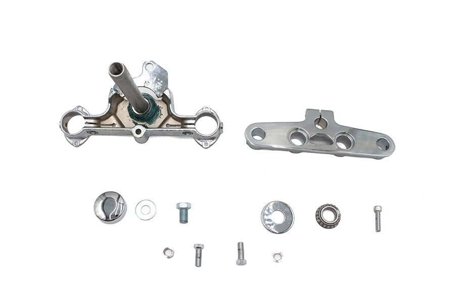 24-0348 - Replica Forged Steel Triple Tree Set Chrome by Motorshop