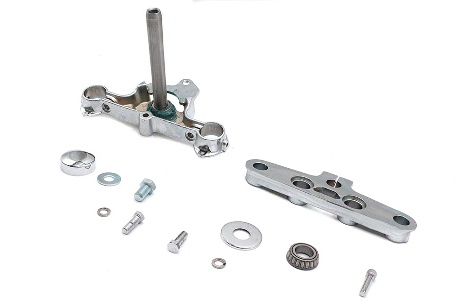 24-0348 - Replica Forged Steel Triple Tree Set Chrome by Motorshop