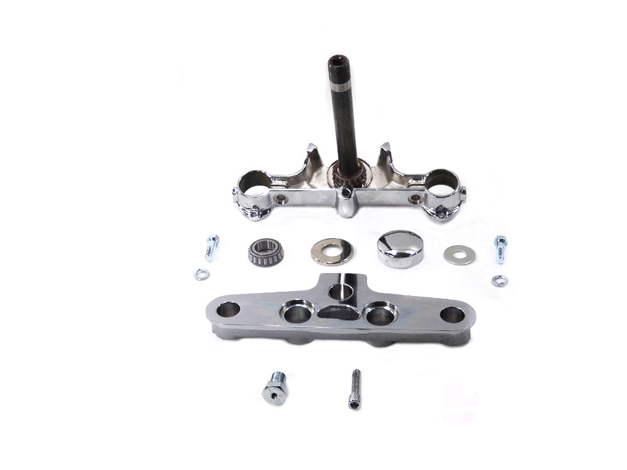 24-0350 - Replica Forged Steel Triple Tree Set Chrome by Motorshop