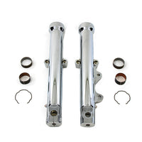 24-0373 - 39mm Fork Sliders Chrome Single Disc by V-Twin