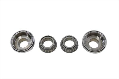 24-0377 - 3? Raked Fork Neck Cup Chrome by V-Twin