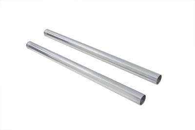 24-0393 - Hard Chrome 39mm Fork Tube Set 31  Total Length by V-Twin