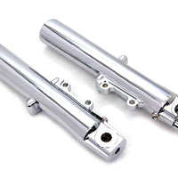 24-0396 - Chrome 41mm Lower Fork Slider Set by V-Twin