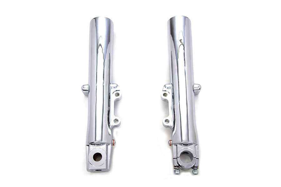 24-0396 - Chrome 41mm Lower Fork Slider Set by V-Twin