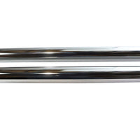 24-0400 - Chrome 41mm Fork Tube Set 20  Total Length by V-Twin