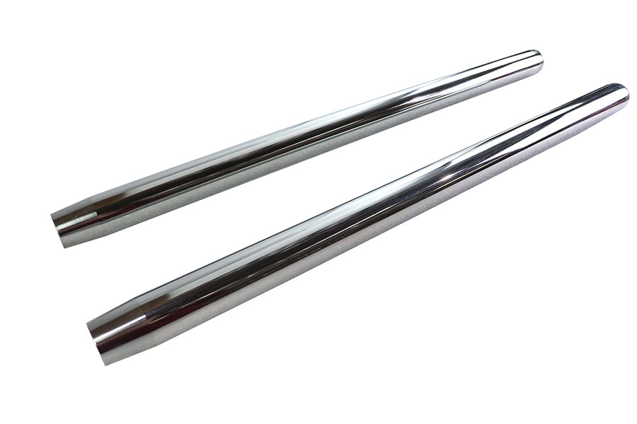 24-0420 - Chrome 35mm Fork Tube Set 23-1/2  Total Length by V-Twin
