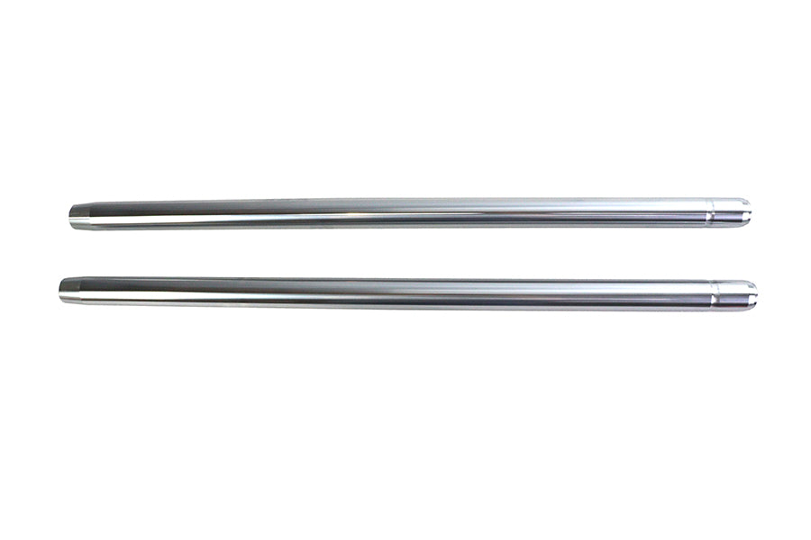 24-0428 - Chrome 35mm Fork Tube Set 31-1/4  Total Length by V-Twin