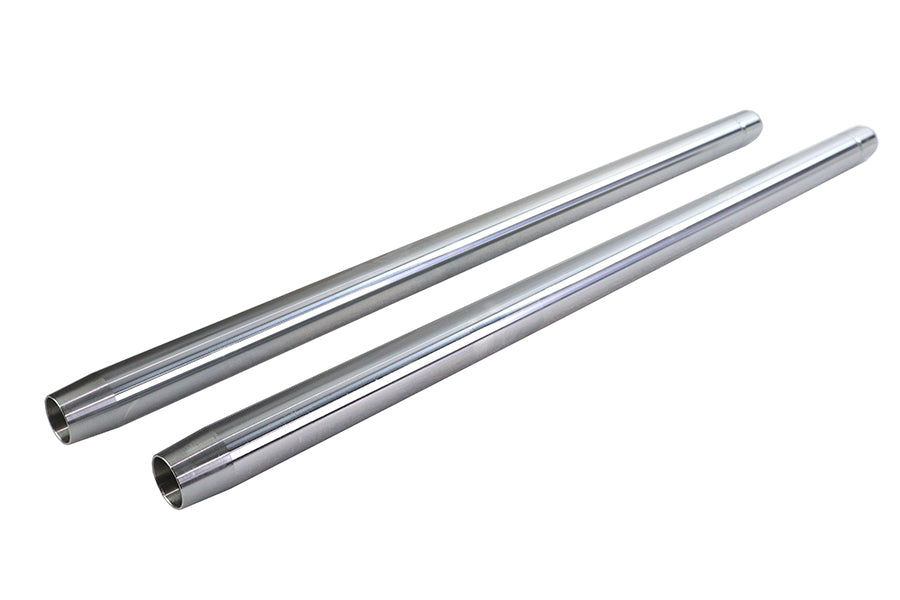 24-0428 - Chrome 35mm Fork Tube Set 31-1/4  Total Length by V-Twin