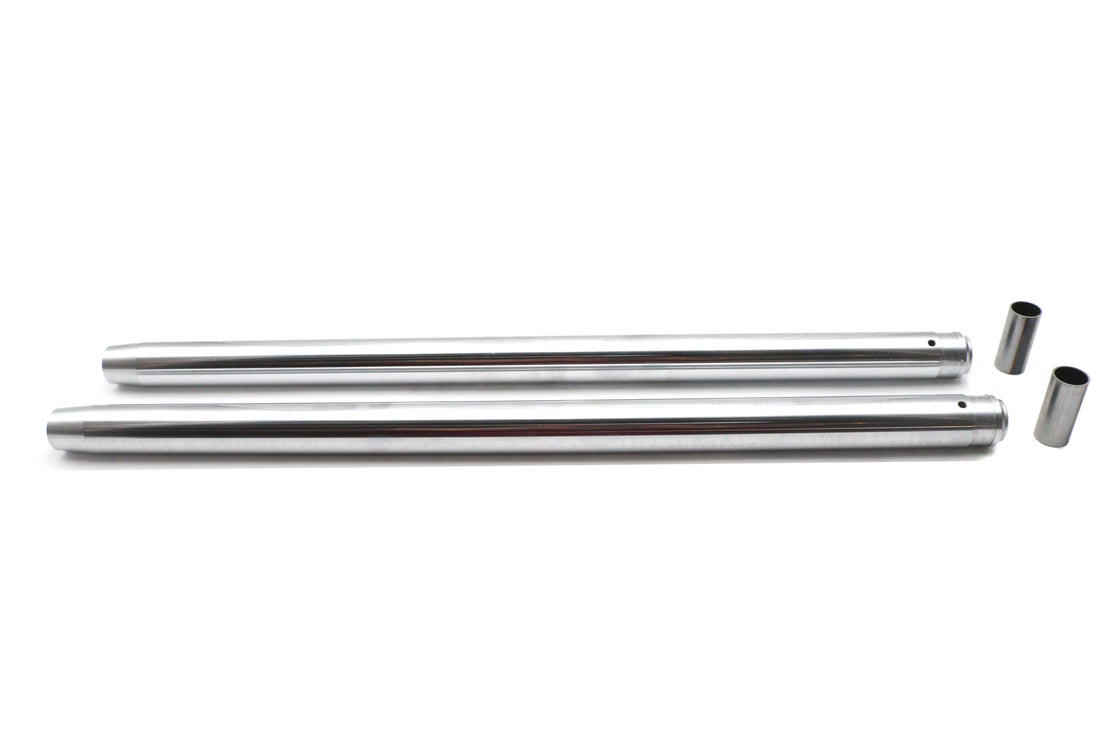 24-0430 - Hard Chrome 35mm Fork Tube Set 25-1/2  Total Length by V-Twin