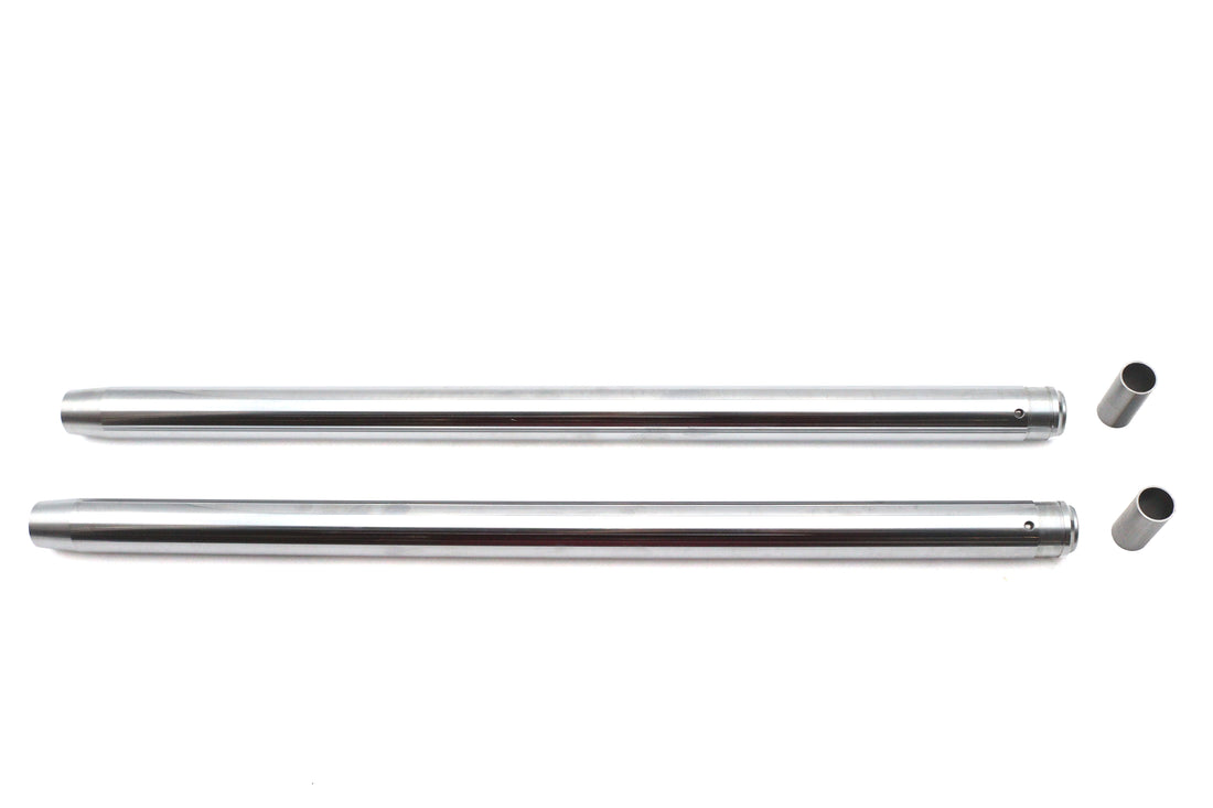 24-0430 - Hard Chrome 35mm Fork Tube Set 25-1/2  Total Length by V-Twin