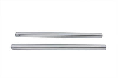 24-0439 - Chrome 39mm Fork Tube Set 27-3/8 inch Total Length by V-Twin