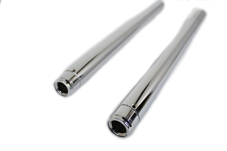 24-0461 - Chrome Fork Tube Set Stock Length by V-Twin