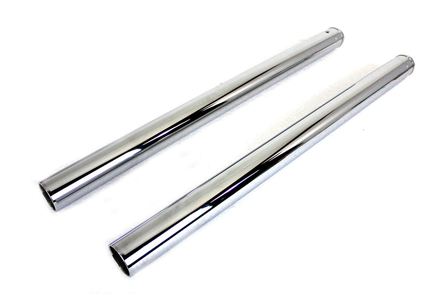 24-0462 - Chrome Fork Tube Set 2  Over Stock by V-Twin