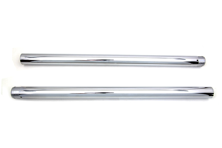 24-0463 - Chrome Fork Tube Set 4  Over Stock by V-Twin
