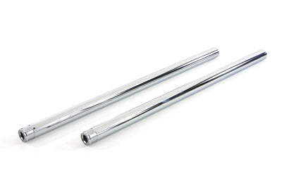 24-0472 - Chrome Fork Tube Set 8  Over Stock by V-Twin