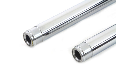 24-0472 - Chrome Fork Tube Set 8  Over Stock by V-Twin