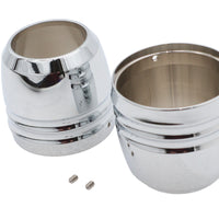 24-0499 - 49mm Fork Boot Cover Chrome by V-Twin