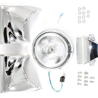 24-0500 - 7  Headlamp Cowl Kit Chrome by V-Twin