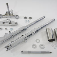 24-0514 - 41mm Fork Assembly with Chrome Sliders Stock Length by V-Twin