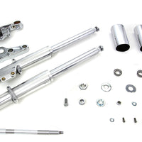 24-0520 - 41mm Fork Assembly with Polished Sliders Single Disc by V-Twin