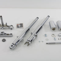 24-0579 - Fork Assembly with Chrome Sliders Stock Length by V-Twin