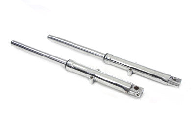 24-0590 - 39mm Fork Tube Assembly with Chrome Sliders by Motorshop