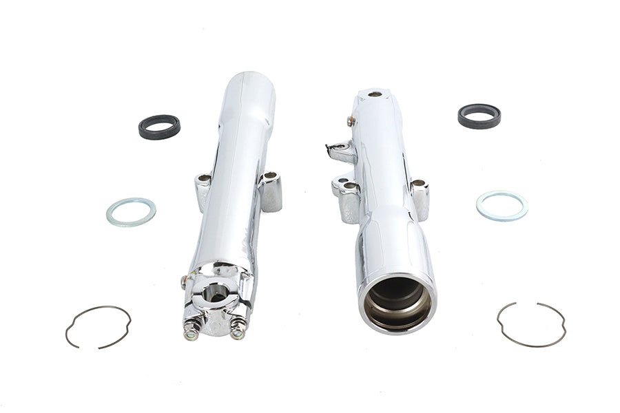 24-0594 - 41mm Chrome Fork Slider Set by V-Twin