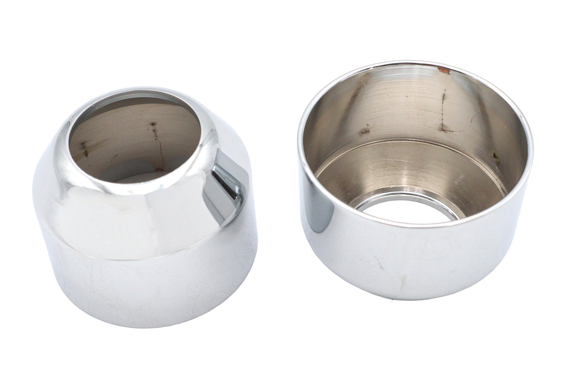 24-0600 - 41mm Fork Boot Cover Chrome by V-Twin