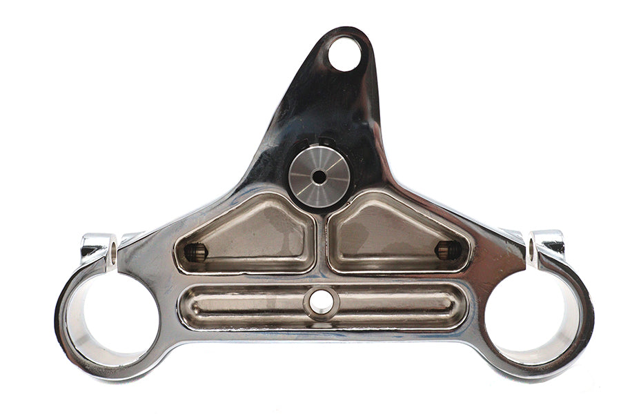 24-0665 - Lower Triple Tree Chrome by V-Twin