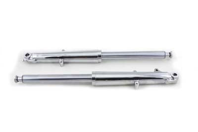 24-0754 - 41mm Fork Tube Assembly with Chrome Sliders by V-Twin